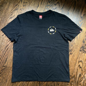 Men's Quiksilver T-shirt Size L Black